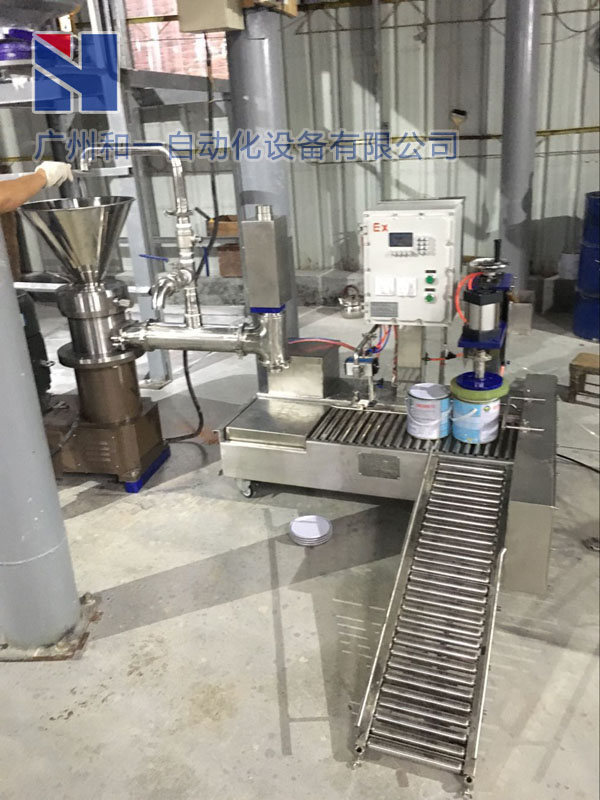 灌裝機(jī)現(xiàn)場(chǎng)案例