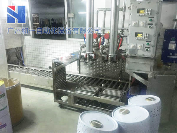 Filling machine on-site case