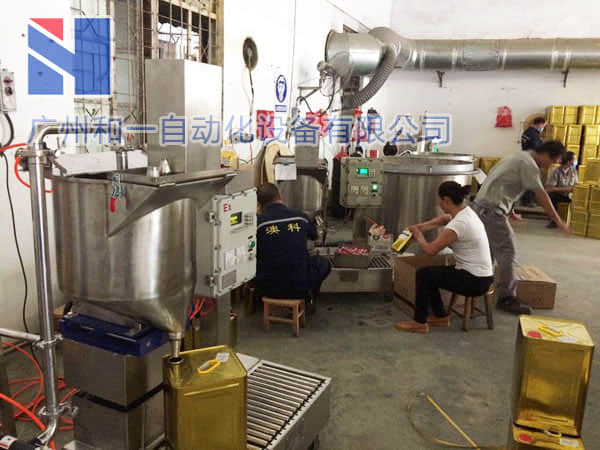 Filling machine on-site case