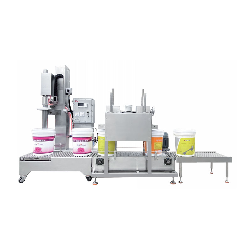 Automatic filling and capping machine